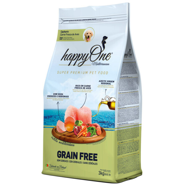 happyOne Mediterraneum Puppy Fresh Meat Корм для Цуценят