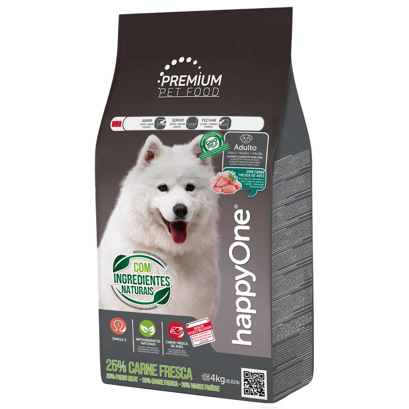 happyOne Premium Adult Dog Fresh Meat корм для собак