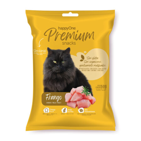 ласощі для кішок котів з куркою happyone