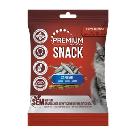 ласощі для котів з сардиною happyOne Premium Cat Snack Sardine