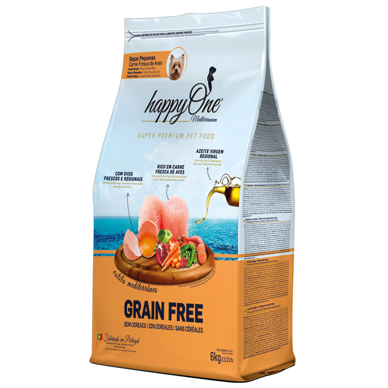 happyOne Mediterraneum Adult Dog Small Breeds Fresh Meat корм хеппиван